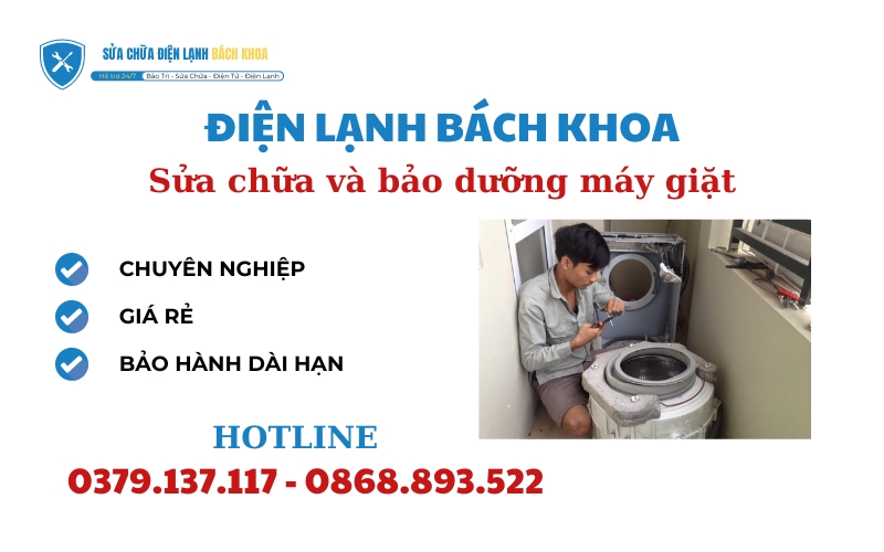 Sửa máy giặt Hà Nội uy tín, chất lượng