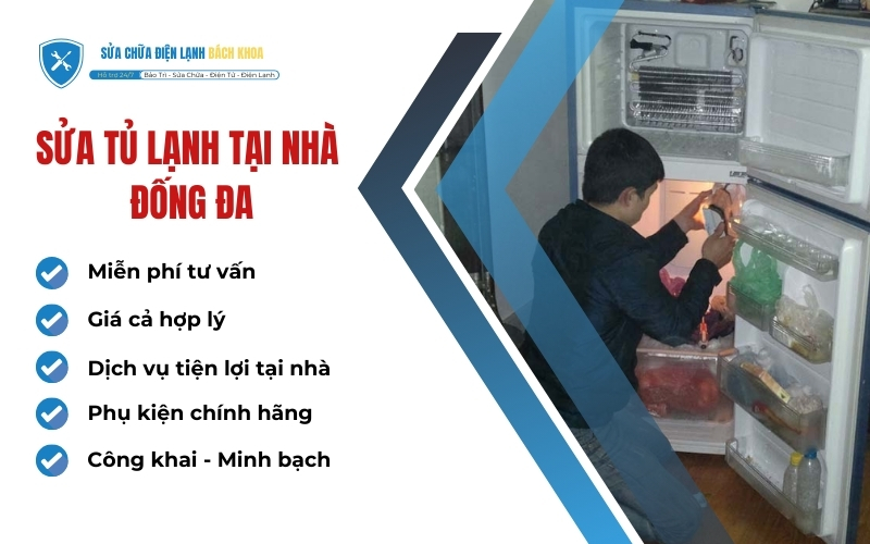 Sửa tủ lạnh tại Đống Đa uy tín