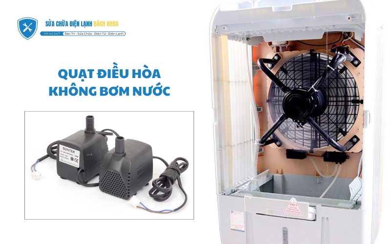 Quạt điều hòa không bơm nước