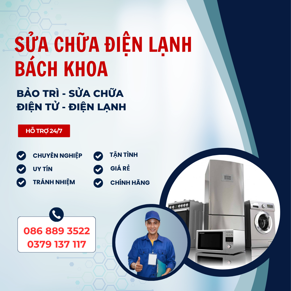 SỬA CHỮA ĐIỆN LẠNH BÁCH KHOA - banner mobile